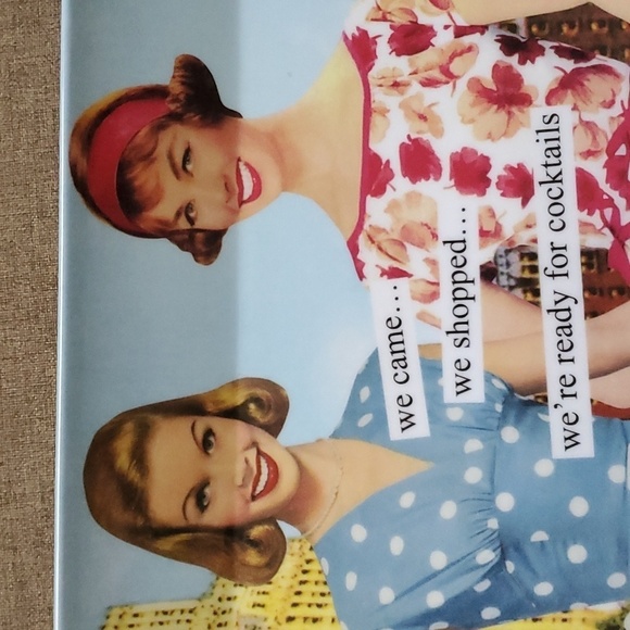 Funny serving Tray Retro Anne‎ Taintor humorous Retro look hostess tray … - Picture 5 of 9
